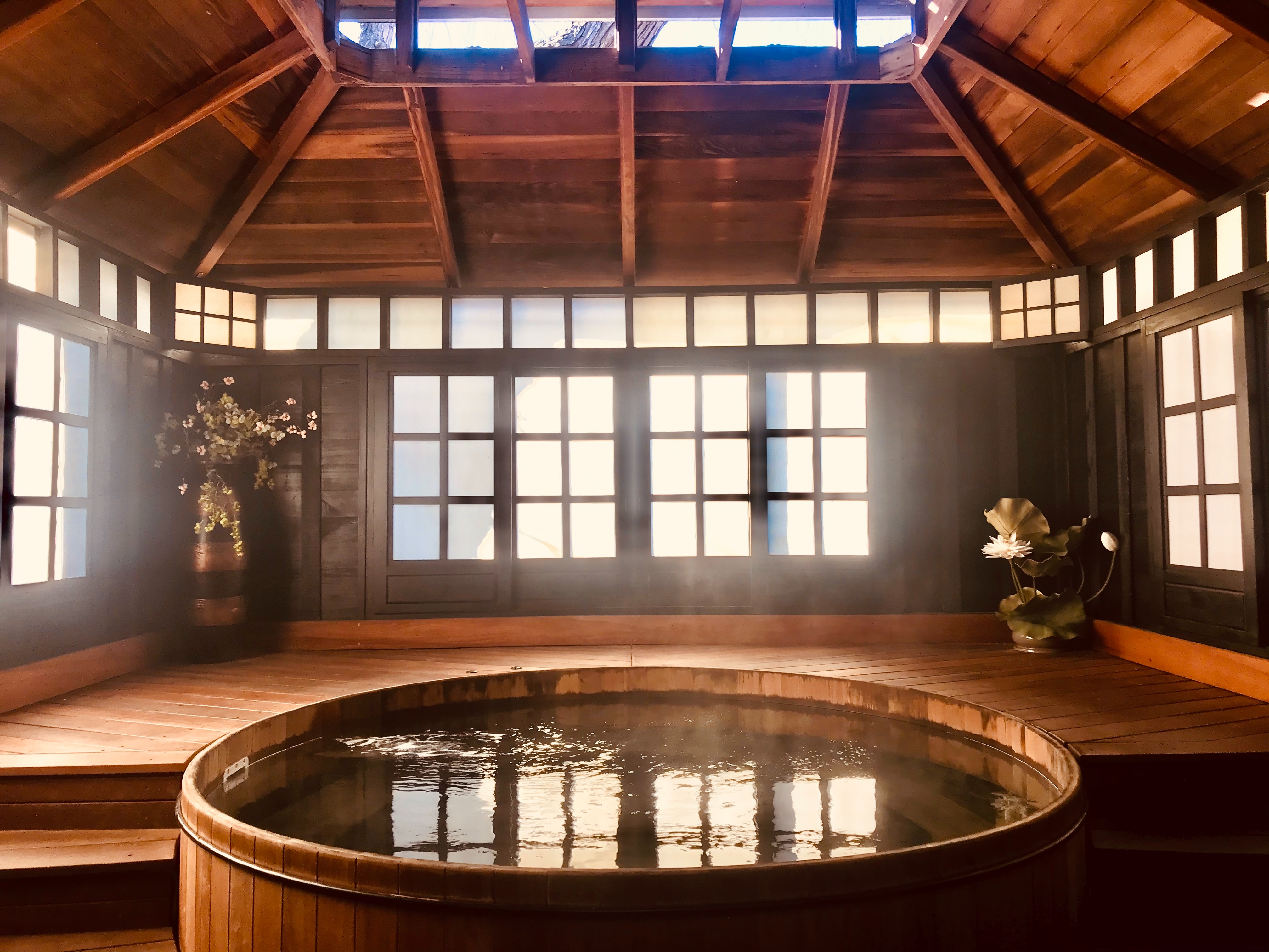 Mujer en un Jacuzzi